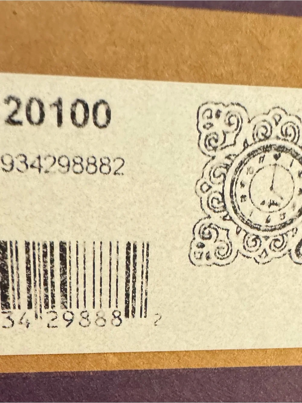 Brighton Silver Filigree Miniature Clock with White Pouch